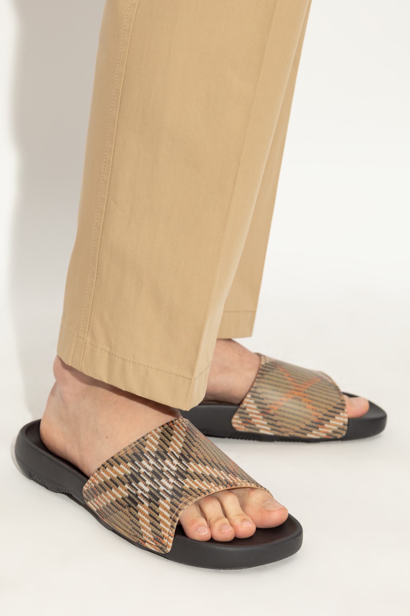 Beige Slides Dive Burberry - Vitkac AS